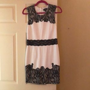 Dress black and white. Formal or casual